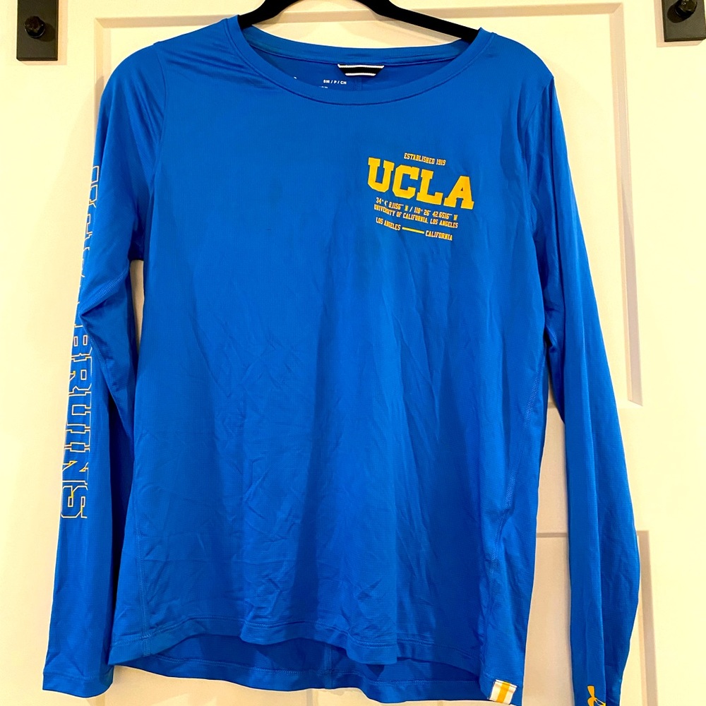 UCLA loose women’s small under armor heat gear longsleeved shirt.